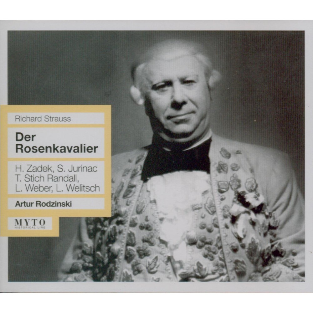 STRAUSS - Rodzinski - Der Rosenkavalier (Le chevalier à la rose), opéra live Torino 22 - 02 - 1957..